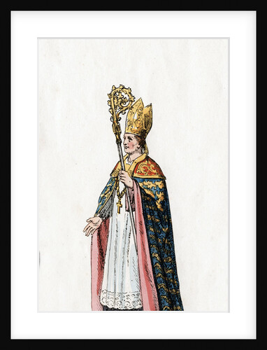 Bishop of Lincoln, costume design for Shakespeare's play, Henry VIII by Anonymous