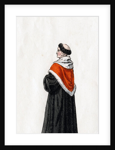 Stephen Gardiner, costume design for Shakespeare's play, Henry VIII by Anonymous