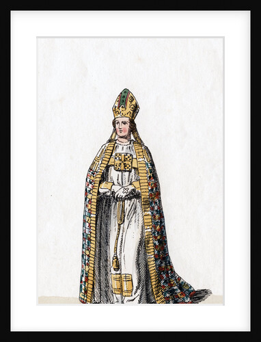 Thomas Cranmer, costume design for Shakespeare's play, Henry VIII by Anonymous