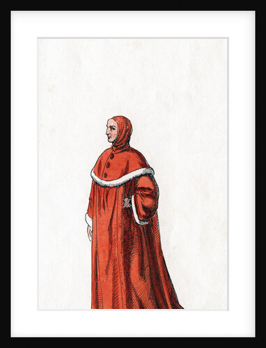 Judge, costume design for Shakespeare's play, Henry VIII by Anonymous
