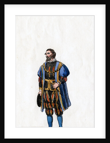 Nobleman, costume design for Shakespeare's play, Henry VIII by Anonymous