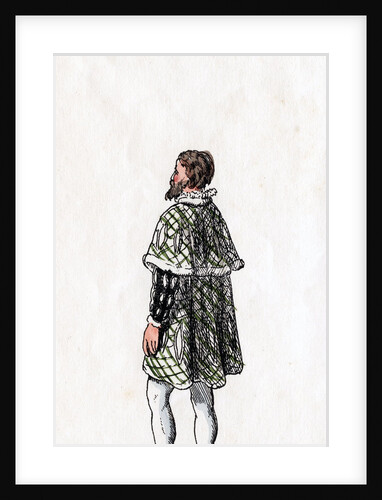 Nobleman, costume design for Shakespeare's play, Henry VIII by Anonymous