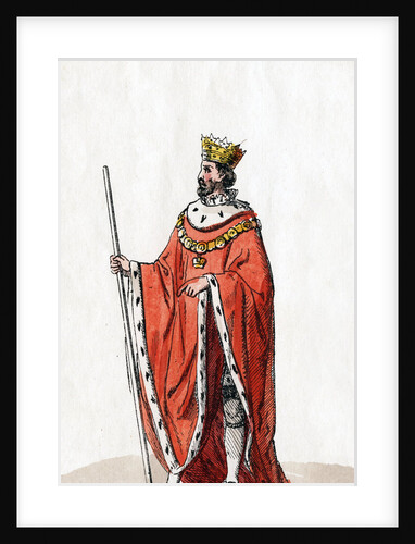 Duke of Suffolk, costume design for Shakespeare's play, Henry VIII by Anonymous