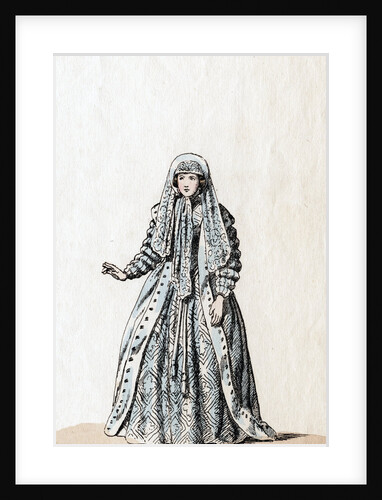 Patience, costume design for Shakespeare's play, Henry VIII by Anonymous