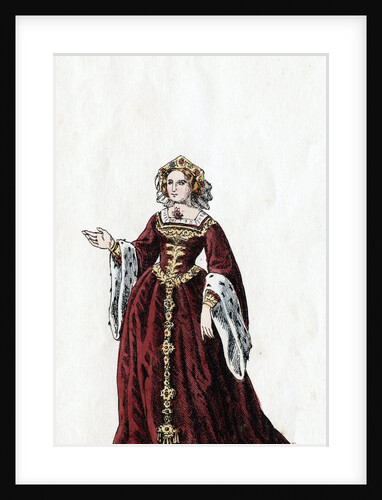 Queen Katharine, costume design for Shakespeare's play, Henry VIII by Anonymous
