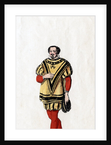 Capucius, costume design for Shakespeare's play, Henry VIII by Anonymous