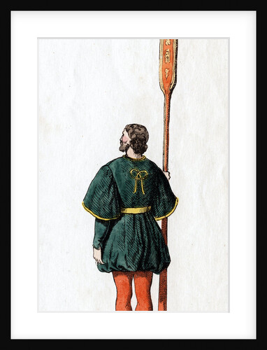Boatman, costume design for Shakespeare's play, Henry VIII by Anonymous