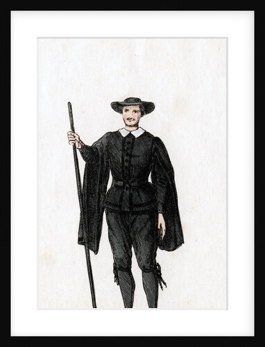 Court usher, costume design for Shakespeare's play, Henry VIII by Anonymous