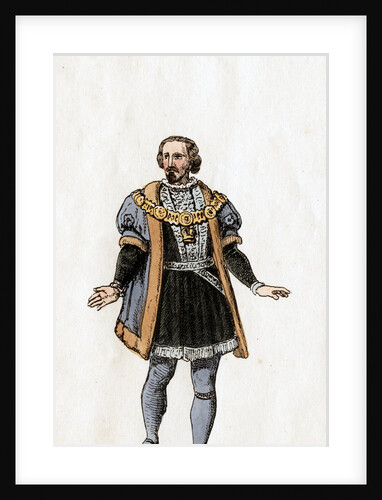 Buckingham, costume design for Shakespeare's play, Henry VIII by Anonymous