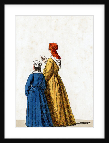 Theatre costume design for Shakespeare's play, Henry VIII by Anonymous