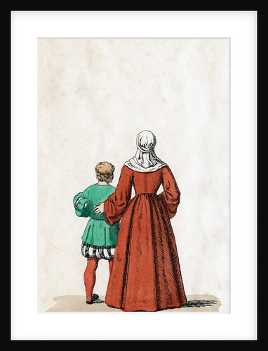 Theatre costume designs for Shakespeare's play, Henry VIII by Anonymous