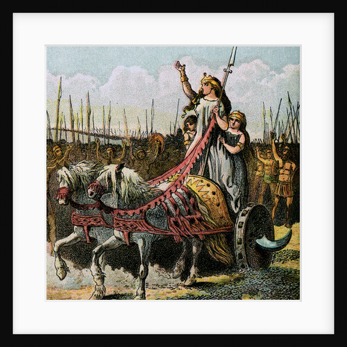 Boadicea And Her Army by Anonymous