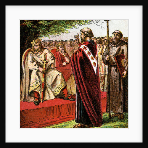 Saint Augustine And The Saxons by Anonymous