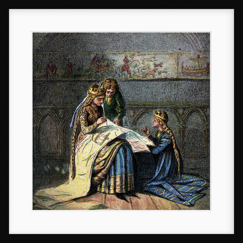 Queen Matilda And Her Tapestry by Anonymous
