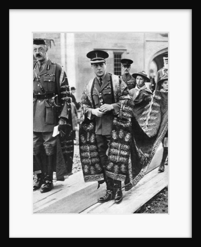 The Prince of Wales as chancellor of the University of Wales, Bangor by Anonymous