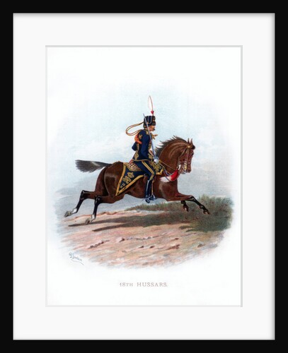 18th Hussars by R Simkin