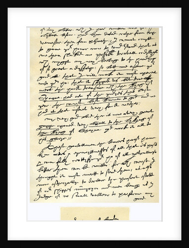 Letter from Sir Francis Drake to William Cecil, Lord High treasurer by Sir Francis Drake