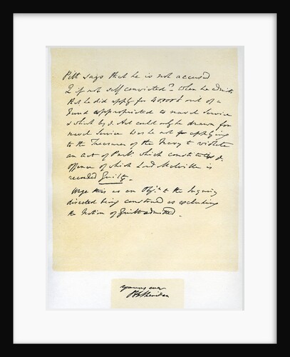 Notes for a a speech by Richard Brinsley Sheridan by Richard Sheridan
