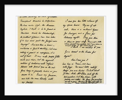 Letter from Charles Lamb to John Clare by Charles Lamb