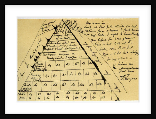 Letter from Lord Alfred Tennyson to William Cox Bennett by Alfred Lord Tennyson