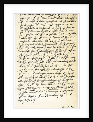 Letter from John Knox to Sir Nicholas Throgmorton, 6th August 1561 by John Knox