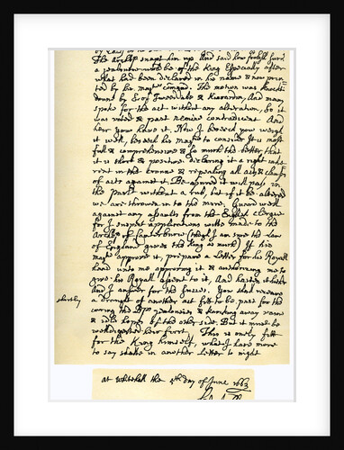 Letter from John Maitland to Sir Robert Moray, 2nd November 1669 by John Maitland