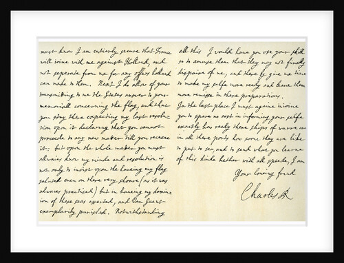 Letter from Charles II to Sir George Downing, Ambassador at the Hague by Charles II