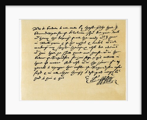 Letter from Grant, as Edward Spenser to one McHenry by Edward Spenser