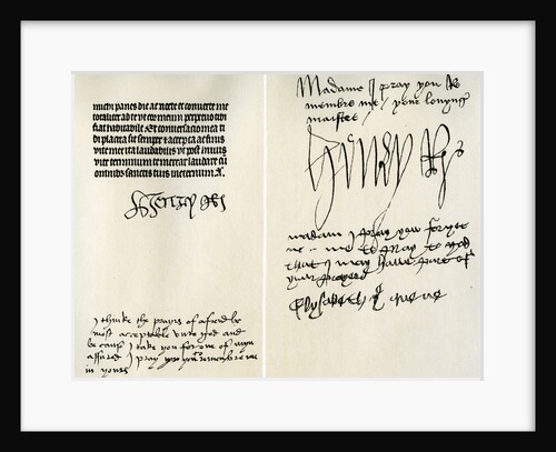 Signatures of Henry VII, Elizabeth of York, Henry VIII and Catherine of Aragon by Henry VIII