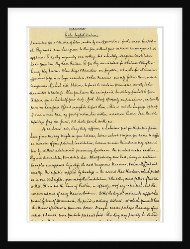 Dedication to the English Nation by Junius