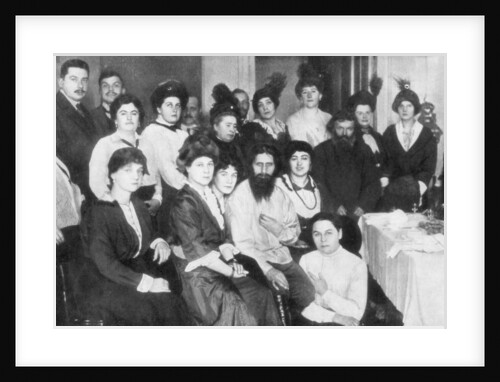 Grigori Rasputin and a group of women by Anonymous