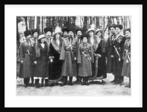 Tsar Nicholas II of Russia and his family before abdication by Anonymous