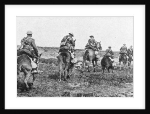 Canadian cavalry, Vimy, France, First World War, April 1917 by Anonymous