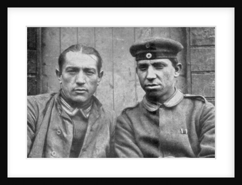 German prisoners taken by Canadian forces, Vimy, France, First World War by Anonymous