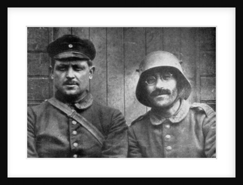 German prisoners taken by Canadian forces, Vimy, France, First World War by Anonymous