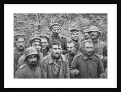 Prisoners in a hole, Reims, First World War, April 1917 by Anonymous