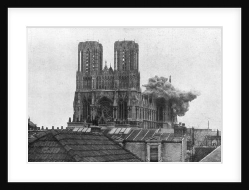 Cathedral of Reims, First World War by Anonymous