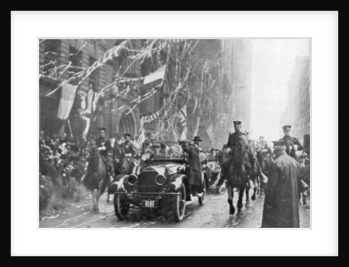 Marshal Joffre and Viviani arrive in New York, First World War by Anonymous