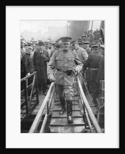 General John Joseph Black Jack Pershing arriving in Boulogne, June 1917 by Anonymous