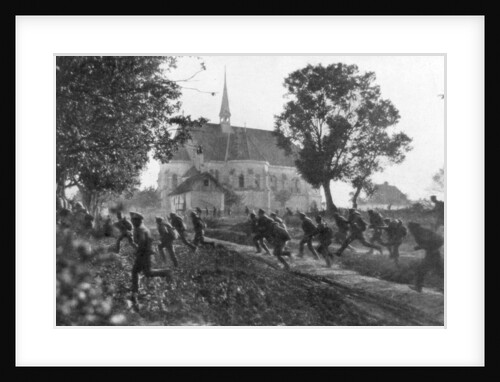 Russian troops retreating in disarray, Ternopil, Ukraine, First World War by Anonymous