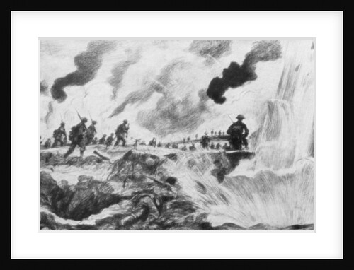 'The Attack at the River Steenbeck, Belgium', First World War by A Forestier