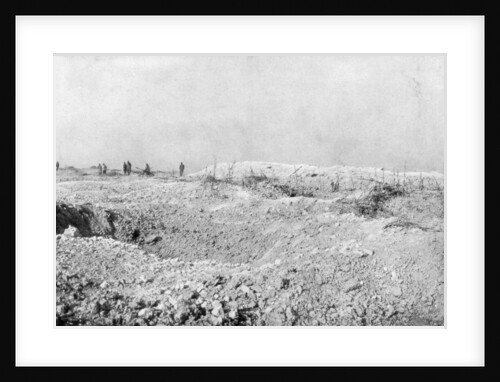 The landscape of Mort-Homme, Verdun, France, First World War by Anonymous