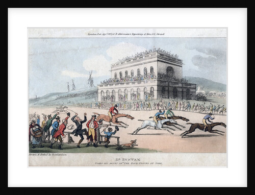 Dr Syntax Loses his Money at the Race Ground at York by Thomas Rowlandson