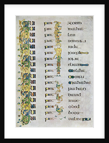 The Genealogy of Christ, 800 AD by Anonymous
