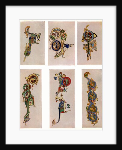 Compound letters, 800 AD by Anonymous
