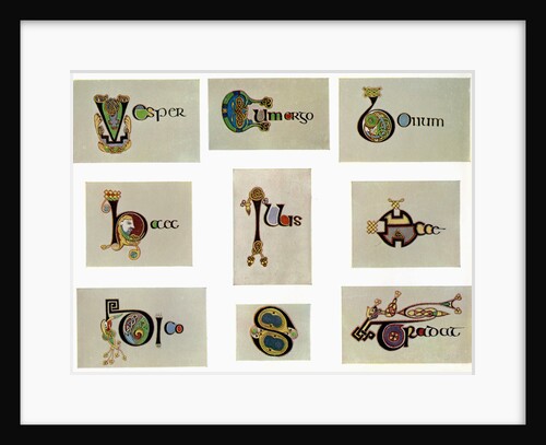 Compound letters, 800 AD by Anonymous