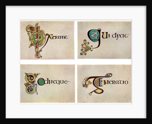 Compound letters, 800 AD by Anonymous
