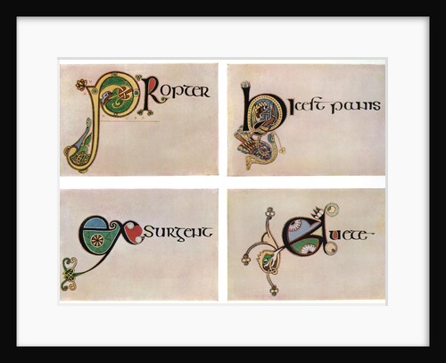 Compound letters, 800 AD by Anonymous