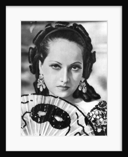 Merle Oberon, British film actress by Anonymous