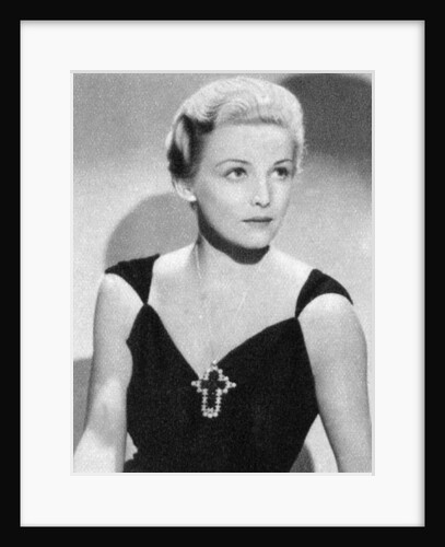 Madeleine Carroll, British film actress by Anonymous